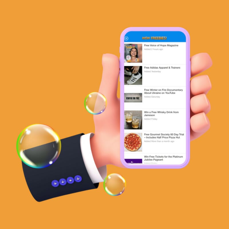 Free WOW Freebies Mobile App