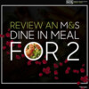 Dine In Meal For 2