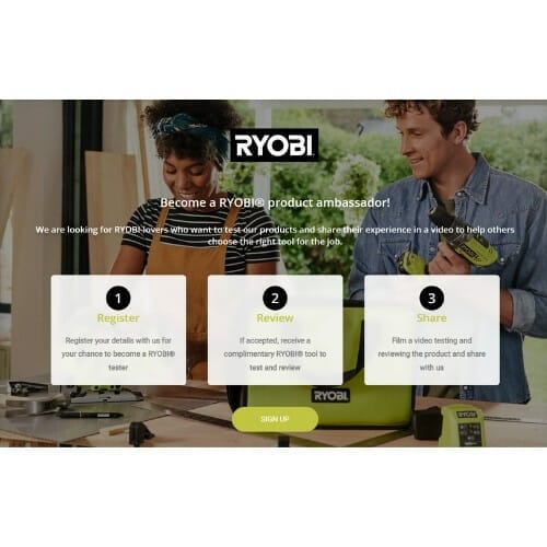 Free RYOBI Tools