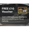 Free Halfords Voucher Worth £10