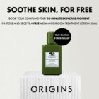Free Sample of Origins Mega-Mushroom Treatment Lotion
