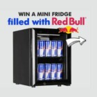 Win a Mini Fridge with Cans of Red Bull