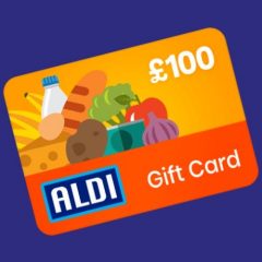 Free Aldi Gift Card Worth £100
