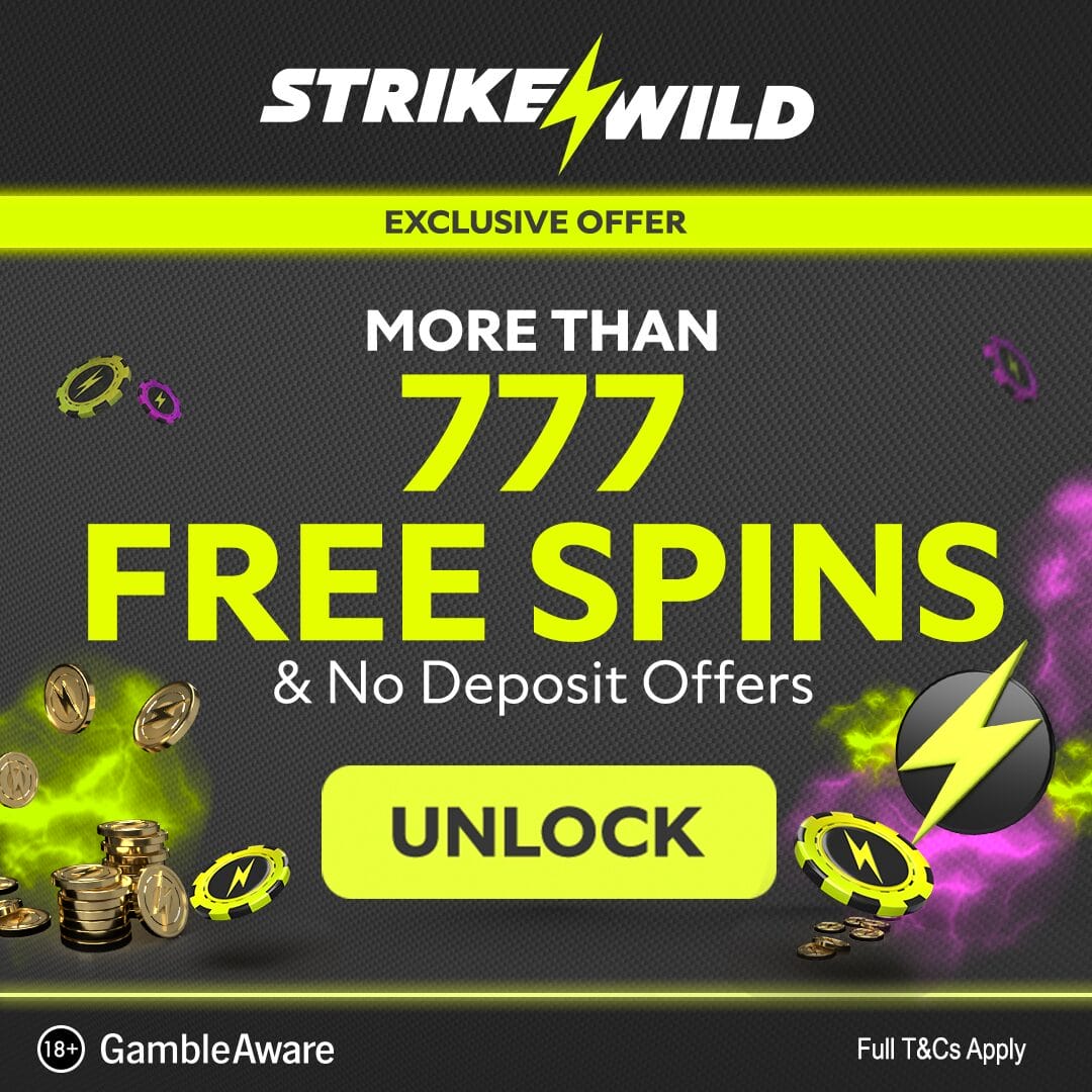 Free spins promo from StrikeWild
