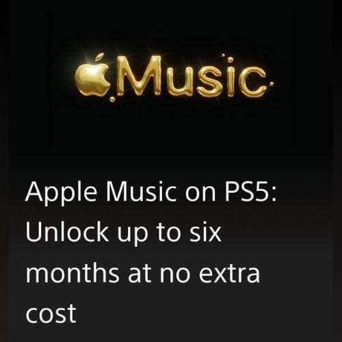 Free Apple Music for Up to 6 Months on PS5