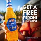 Free Bottle of Peroni Beer