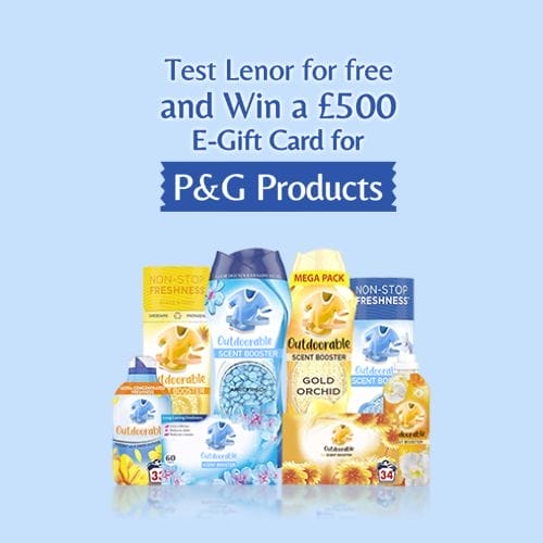 Free Lenor Laundry Products & Win a Voucher