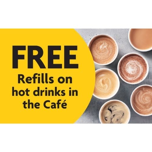 Free Hot Drink Refills at Morrisons