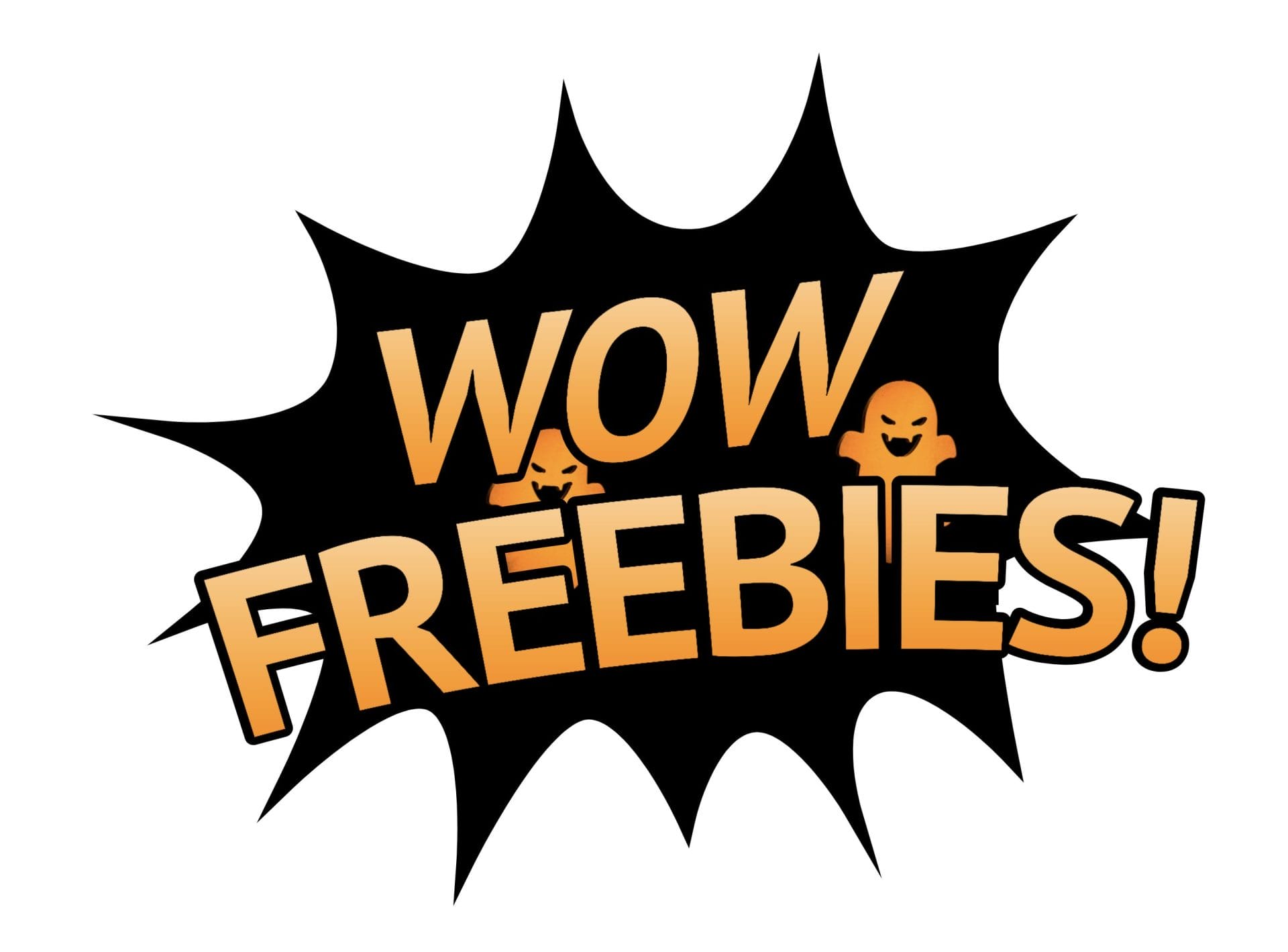 WOW Freebies WOW Freebies Halloween Logo