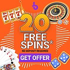 20 Free Spins – No Deposit Required