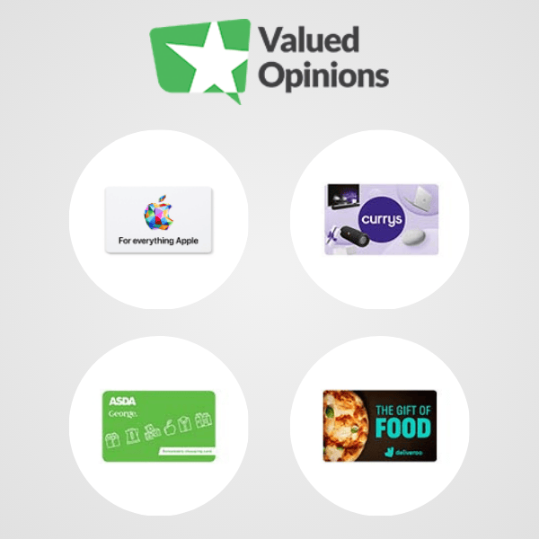 Valued Opinions UK rewards