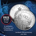 Free Official USA 250 Celebration Coin